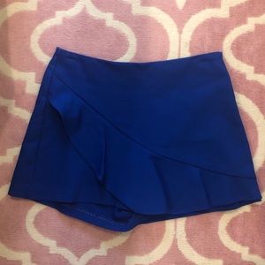 Royal Blue Zara Mini Skort